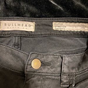 Bullhead Denim Black Shorts